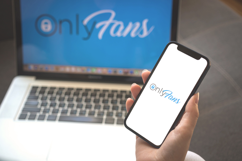 Only-Fans-logo-on-laptop-and-phone