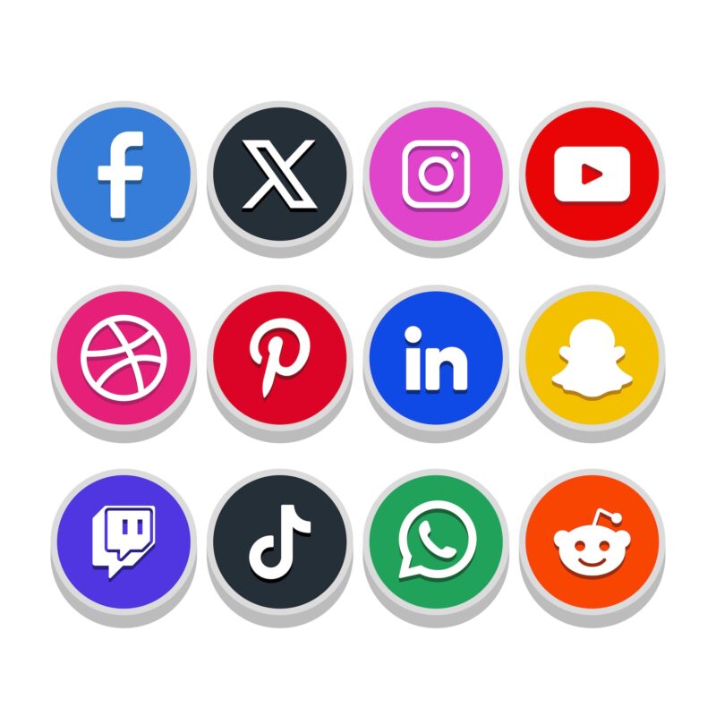 Social media logos