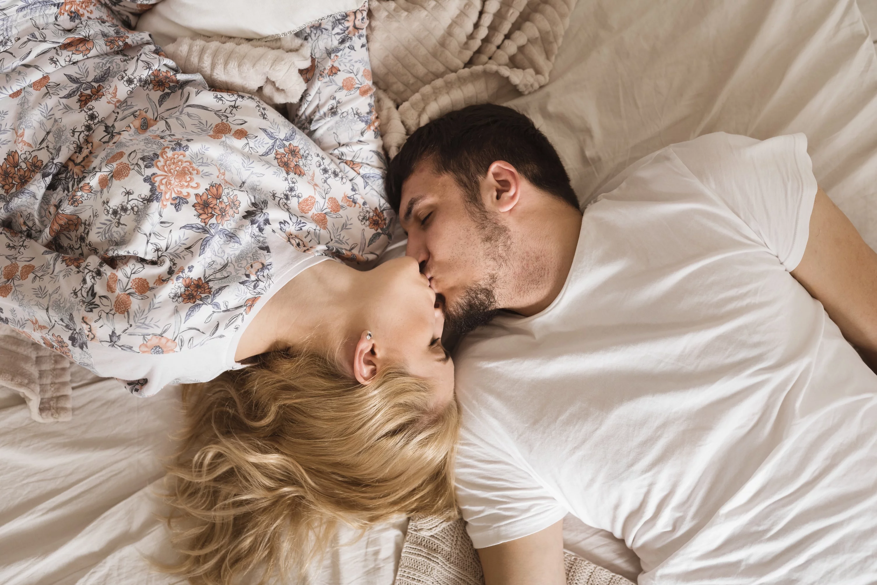 Couple kissing